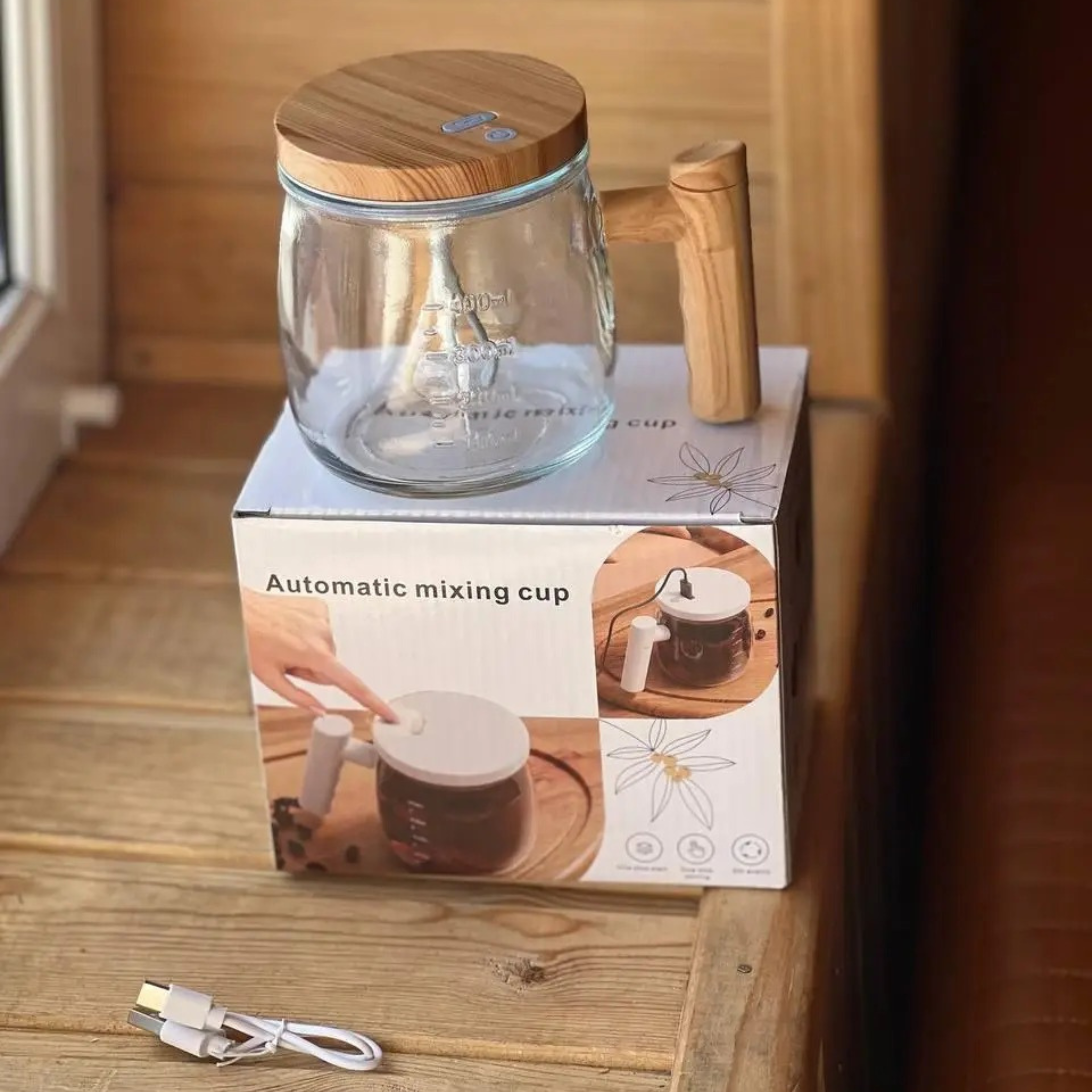 Electric Self Stirring Coffee Mug