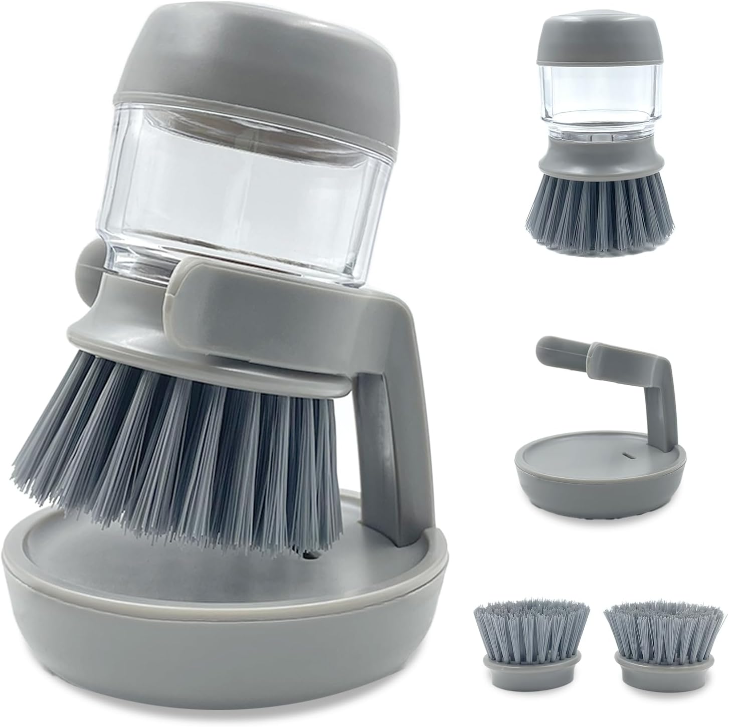 Dish Washing Brush with Soap Dispenser