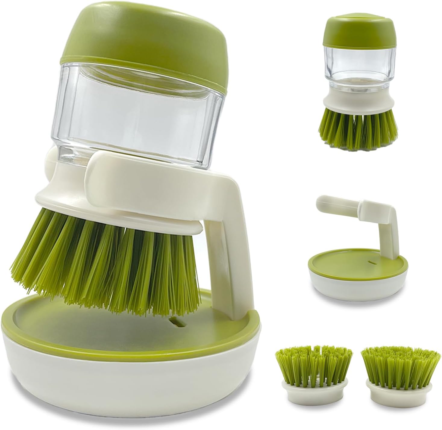 Dish Washing Brush with Soap Dispenser