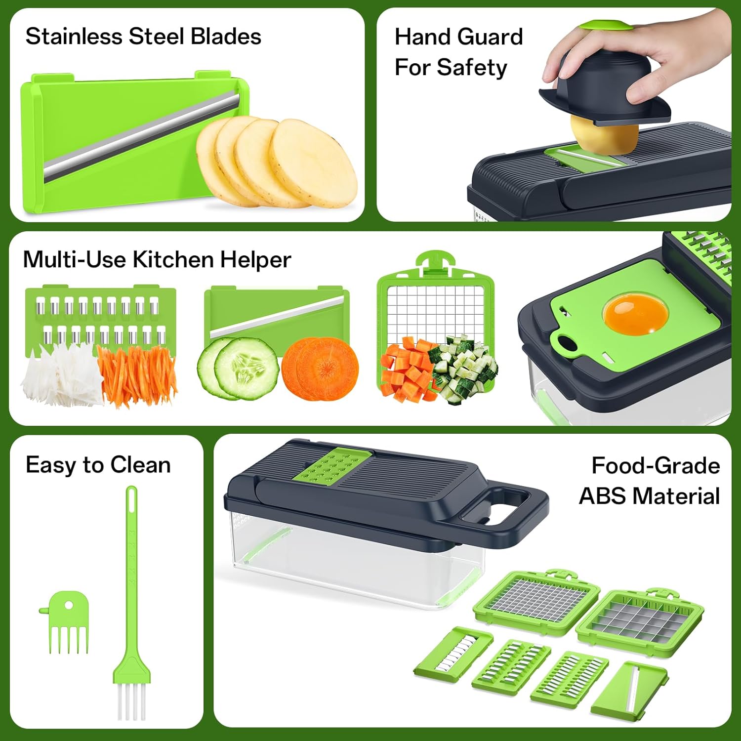 Angonaloy's 16-in-1 Vegetable Chopper