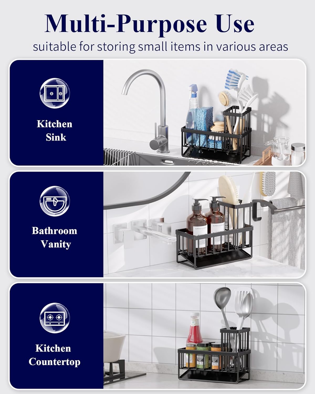 Stainless Steel Kitchen Sink Holder