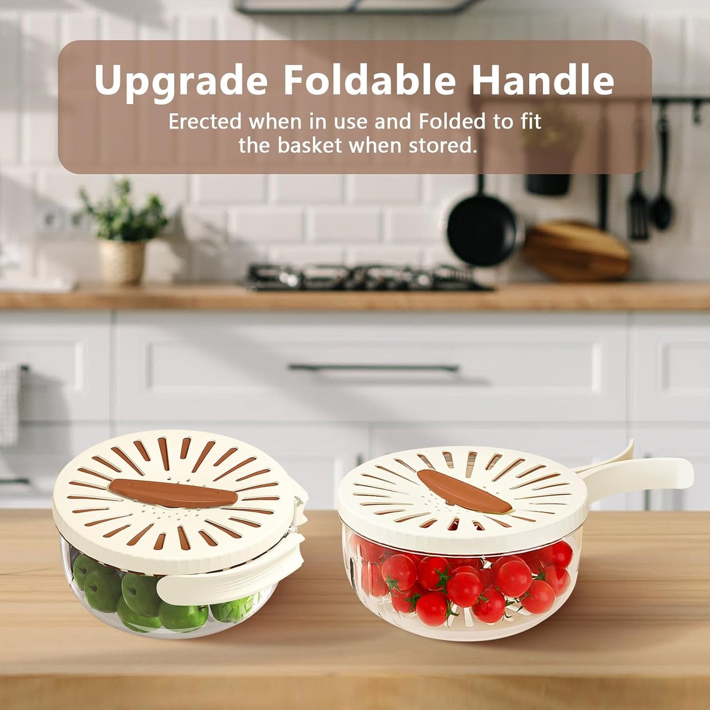 Multipurpose Drain and Storage Basket with Lid